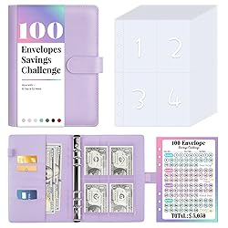 Sooez 100 Envelopes Money Saving Challenge, Savings