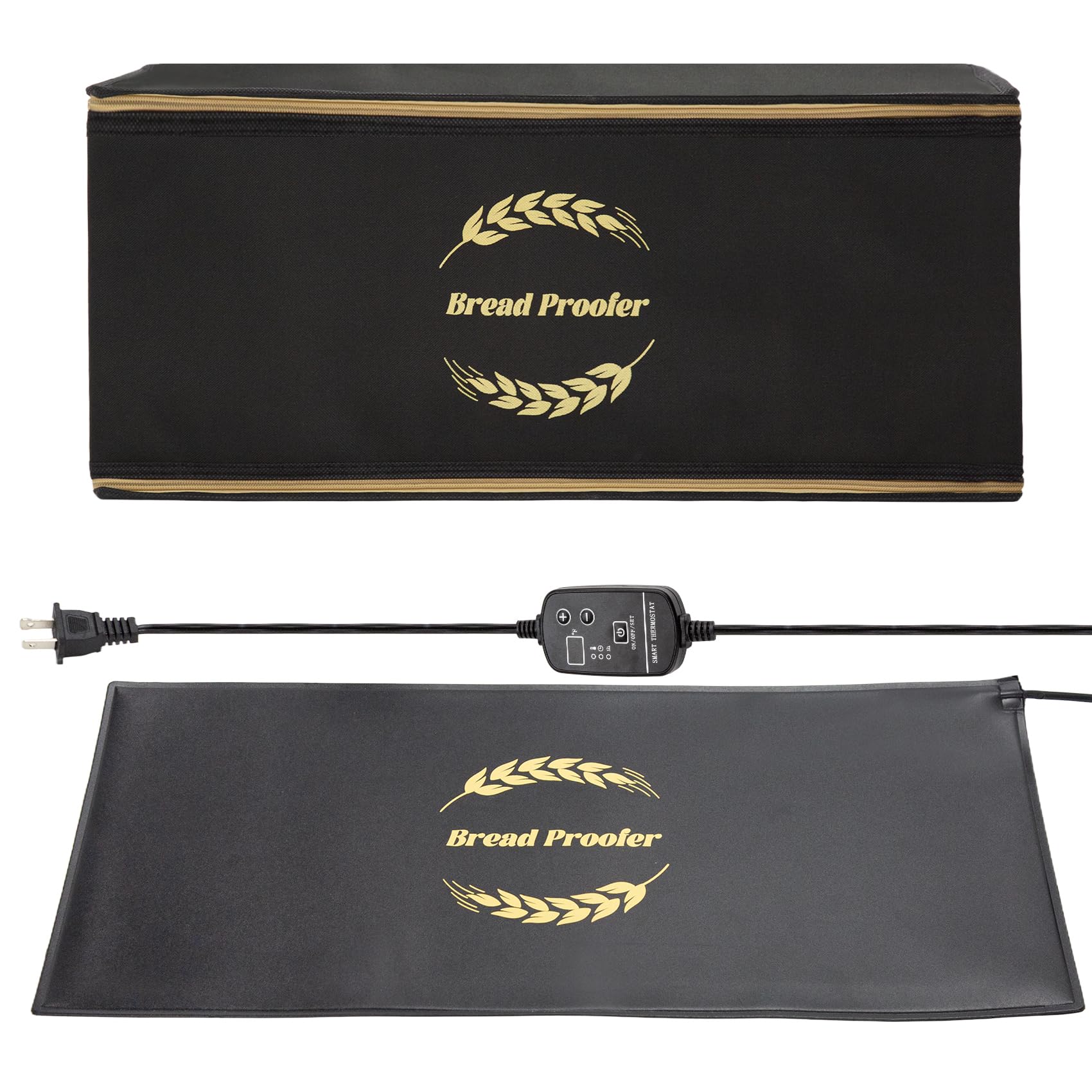 Photo 1 of Ftzataz Sourdough Warming Mat with Bread Proofer Warming Box, Sourdough Heating Mat Used to Provide Sufficient Temperature for Bread Proofing, Sourdough Warming, Sourdough Heating, Dough Riser