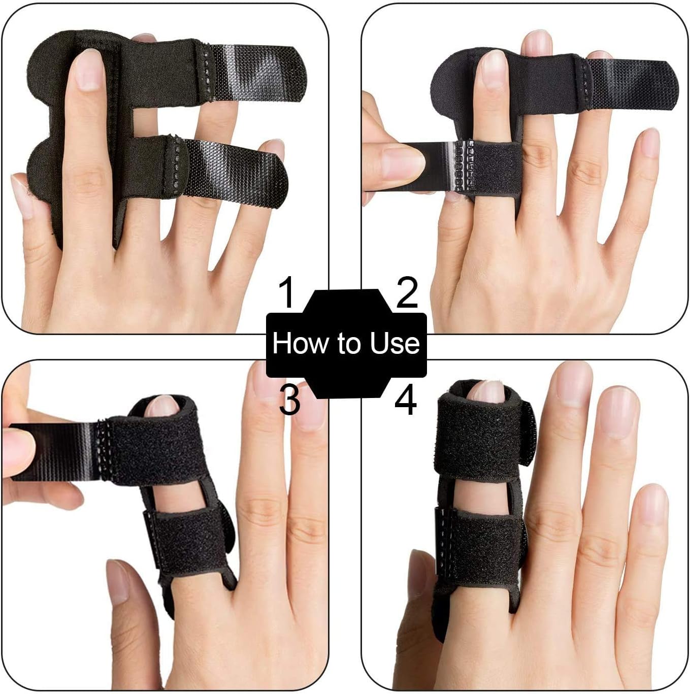 Trigger Finger Splint, Finger Knuckle Immobilization, Built-in Aluminium Support Trigger, Mallet Finger Brace Relieve Pain - Image 5