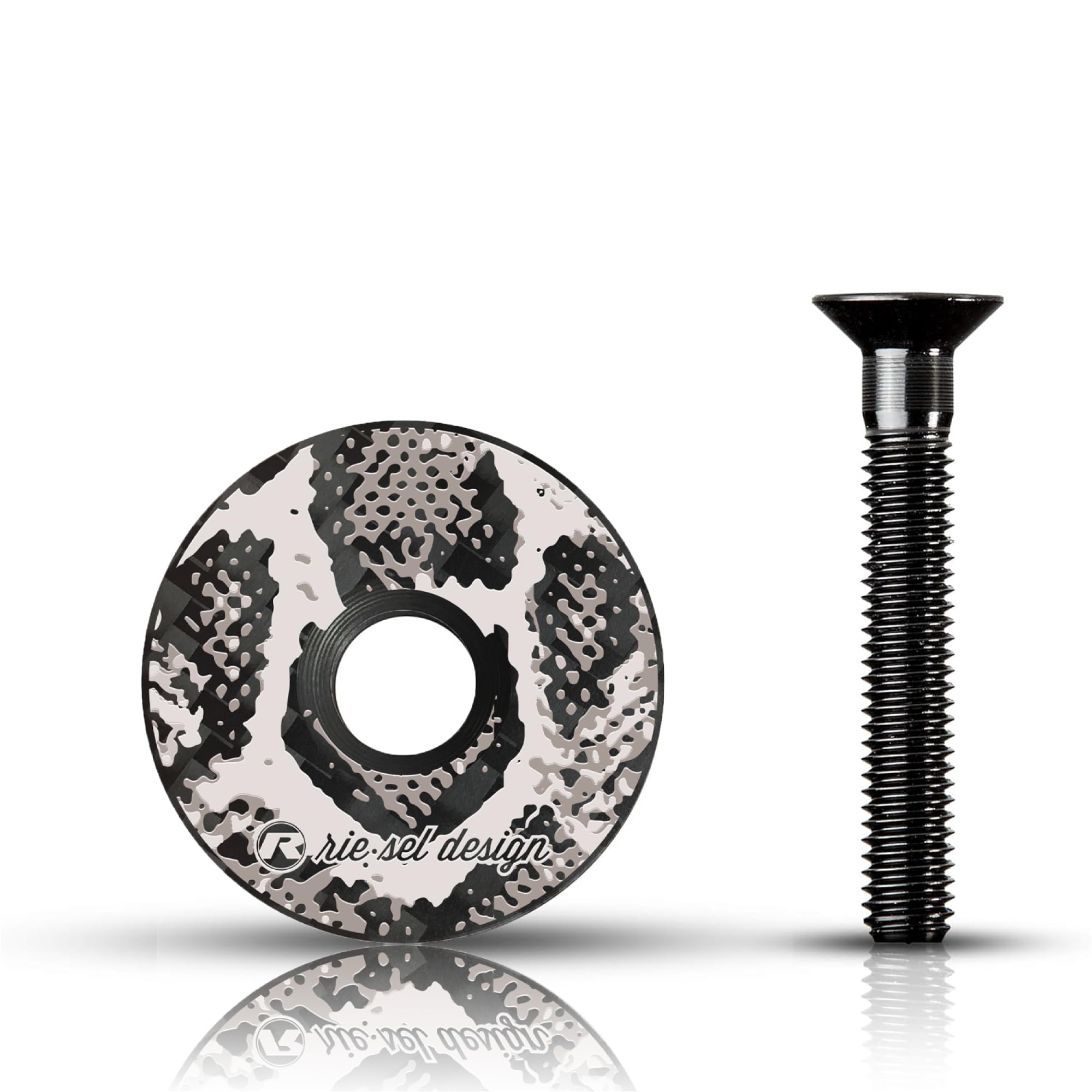 Rie:Sel Design Mixed Stem Stem Cap - Top Cap, White, 1 1/8 2 85 Cm EU