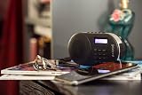 Groov e Milan DAB FM Radio Bluetooth Alarm Clock 1800mAh USB-C Black view 3