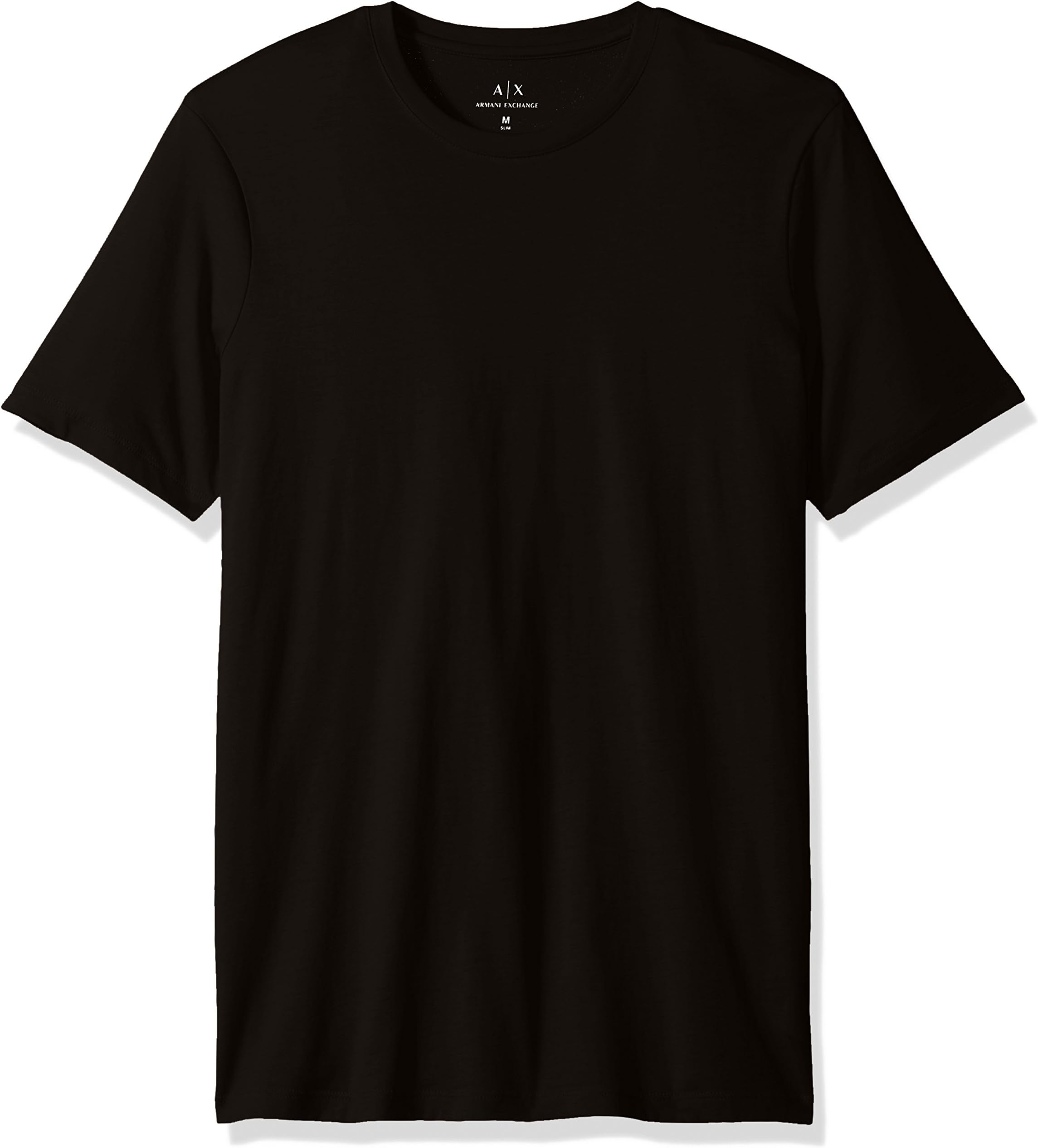 Armani ExchangeMen's Plain Basic Pima Crew Neck T-Shirt