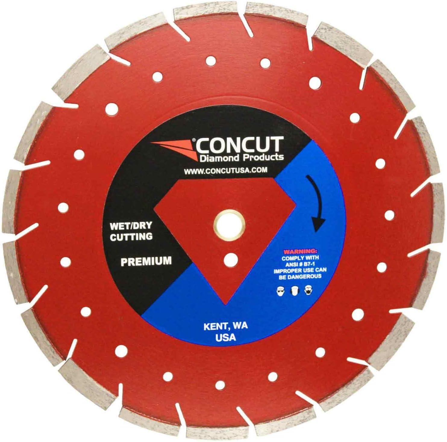 Concut Inc PDS-COMBO-14 14-Inch by 0.125 Premium Asphalt and Concrete Combo