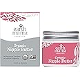 Organic Nipple Butter Breastfeeding Cream by Earth Mama | Lanolin-free, Safe for Nursing & Dry Skin, Non-GMO Project Verified