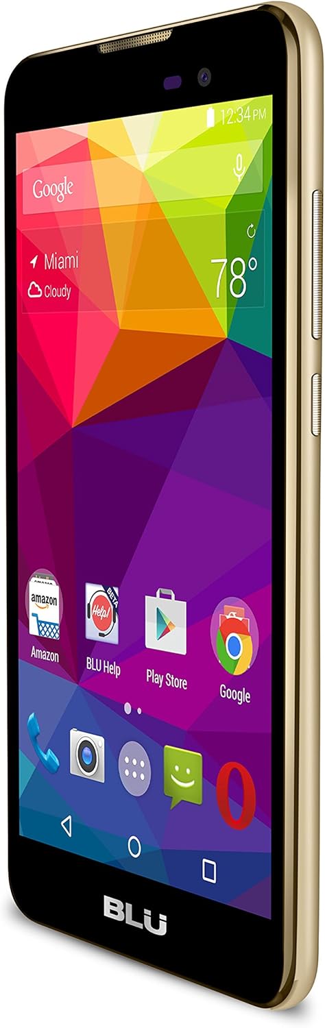 BLU Dash M - 5.0" Smartphone - US GSM Unlocked - Gold