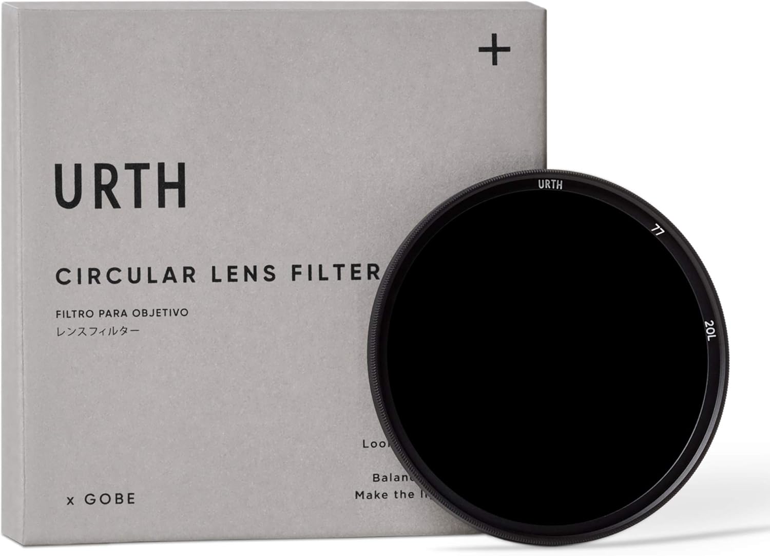 Urth 77mm ND1000 (10 Stop) Lens Filter (Plus+) - 20-Layer Nano-Coated, Ultra-Slim Neutral Density Camera Lens Exposure Filter