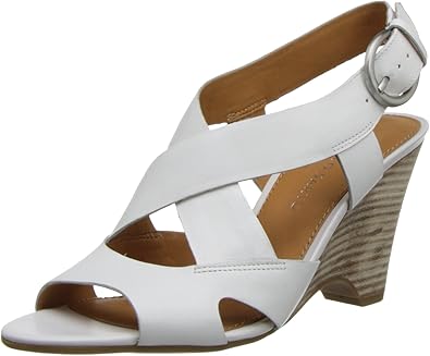 franco sarto white wedges