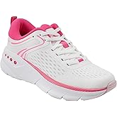 Easy Spirit Women's Maxine11 Limited Edition Maxine EMOVE Walking Shoes, White and Pink 140, 5.5 M