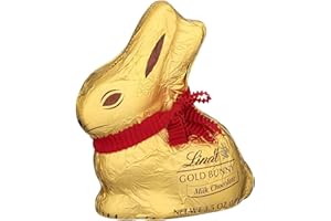 Lindt Gold Bunny Basket, Milk Chocolate, 3.5 Ounce