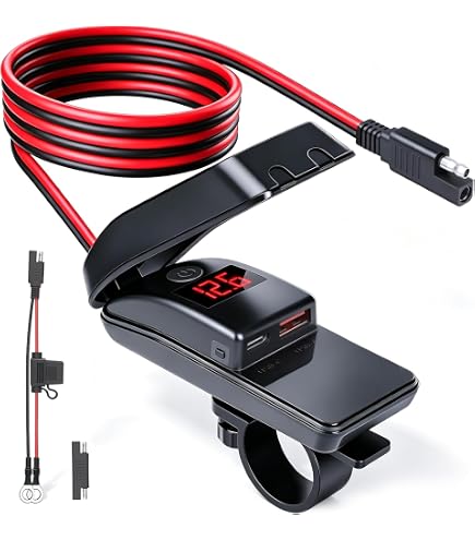  モトラッド　　USBチャージャー Amazon.com: PYJCFHXGN Motorcycle USB Phone Charger for BMW