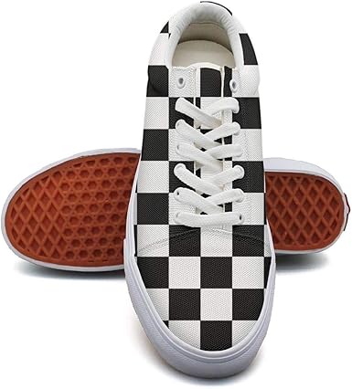 checkered canvas shoes