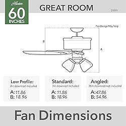 Hunter Fan Company 51099 Crestfield Ceiling