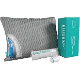 BLISSBURY Water Pillow, Adjustable Waterbase Pillow, Fiber Filled, Queen Size