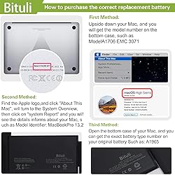 Bituli A1965 Battery for MacBook Air 13-inch Model