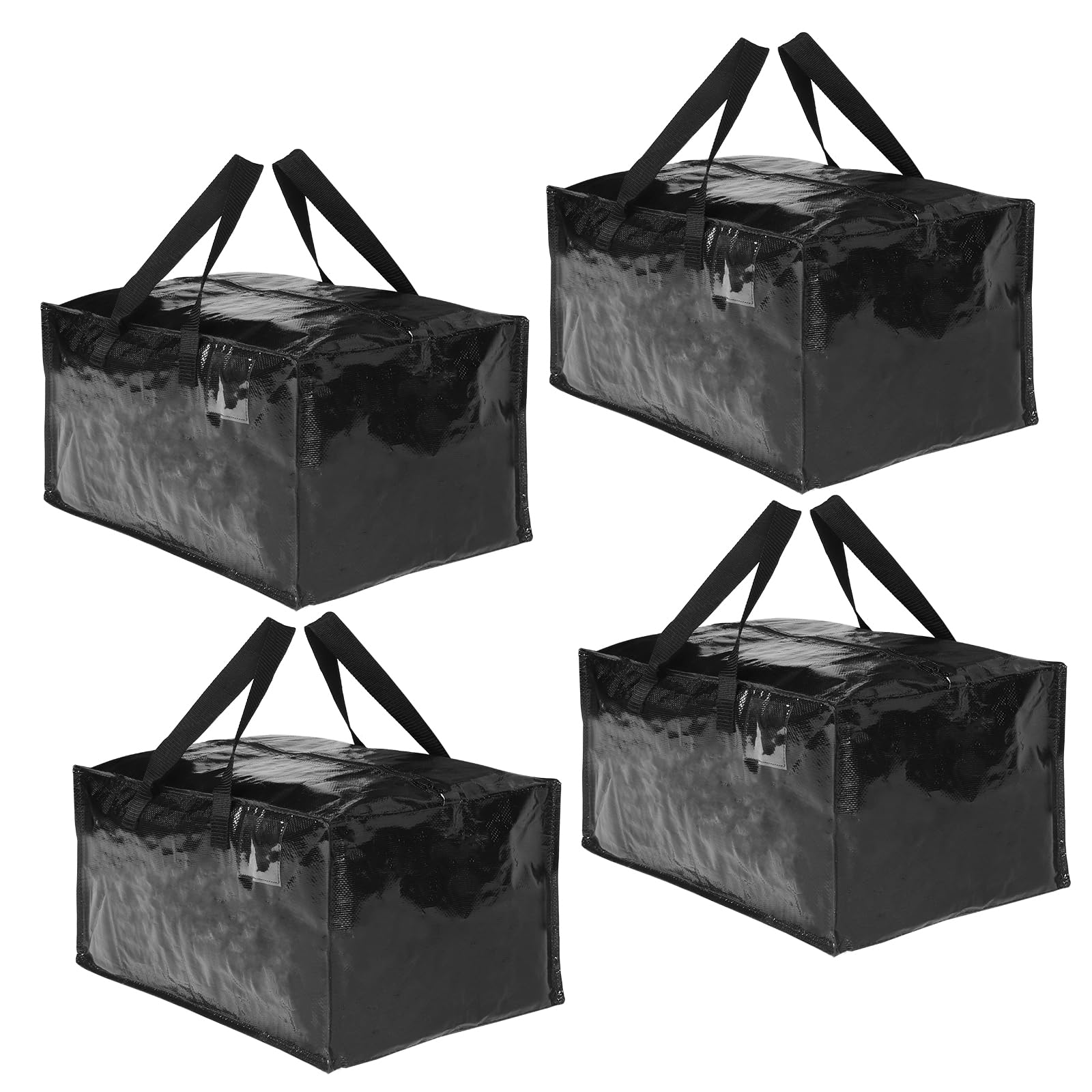 Moving Bags, ZIZINET Moving Bags Extra Large Strong,90L Big Bags with Backpack Straps,Handles, Zippers and Tag Pocket, for Moving,Travelling,Camping, Gardening Tools,Holiday Decorations Storage,4PCS