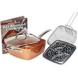 Copper Chef 5-Piece Deep 9.5-Inch Square Pan Set