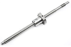 Befenybay Ball Screw SFU1204（Diameter 12mm Pitch 4mm）Length 200mm with Metal Nut for CNC Machine Parts