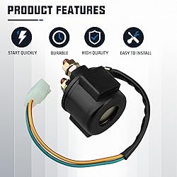 LOCOPOW 2PC GY6 Starter Solenoid Relay for 4-Stroke