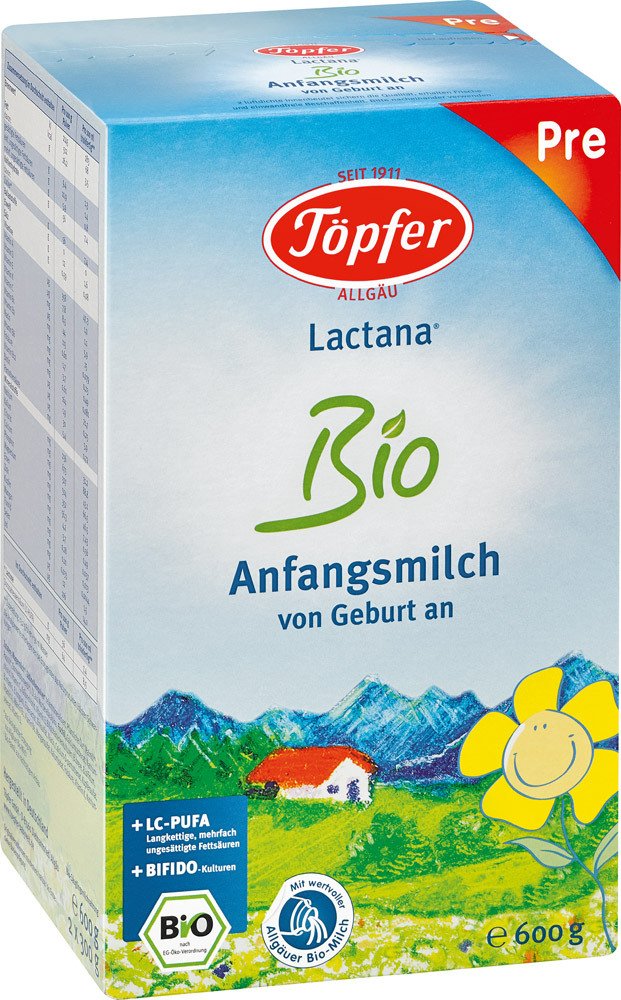 Töpfer Lactana Bio Pre (600 g)