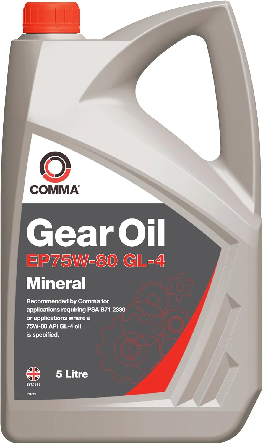 Comma EP75W805L 5L Gear Oil Amazon.co.uk Car & Motorbike