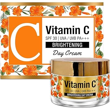 StBotanica Vitamin C Brightening Day Cream With SPF 30 UVA/UVB PA+++, 50g - For Radiant Youthful Looking Skin