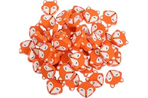 JOINPAYA 50pcs Fox Erasers for Students, Portable Multi-Function Pencil Erasers, Creative School Stationery