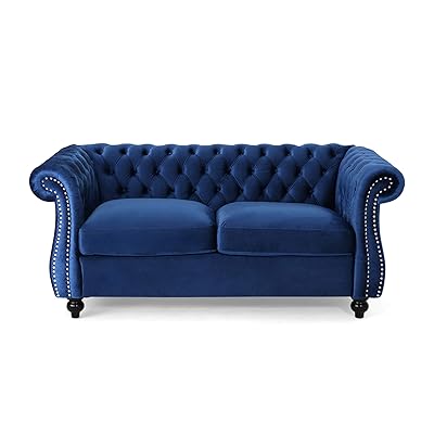 Christopher Knight Home Karen Traditional Chesterfield Loveseat