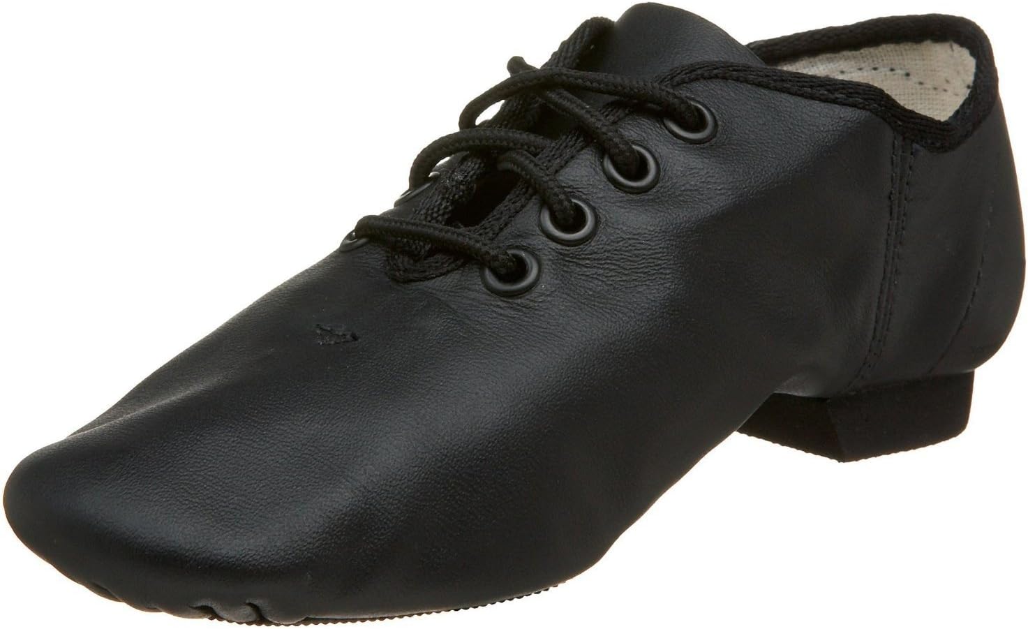 Jazz Modern Dance Shoes Leather Black Split Sole