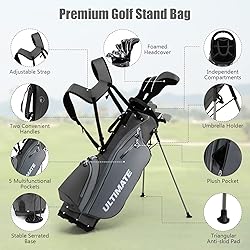 Tangkula 9/10 Pieces Men's Complete Golf Clubs Set