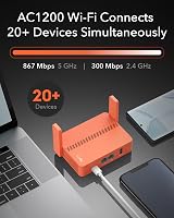 Cudy TR1200 AC1200 Pocket Wi-Fi Travel Router Extender Repeater VPN USB WISP view 2