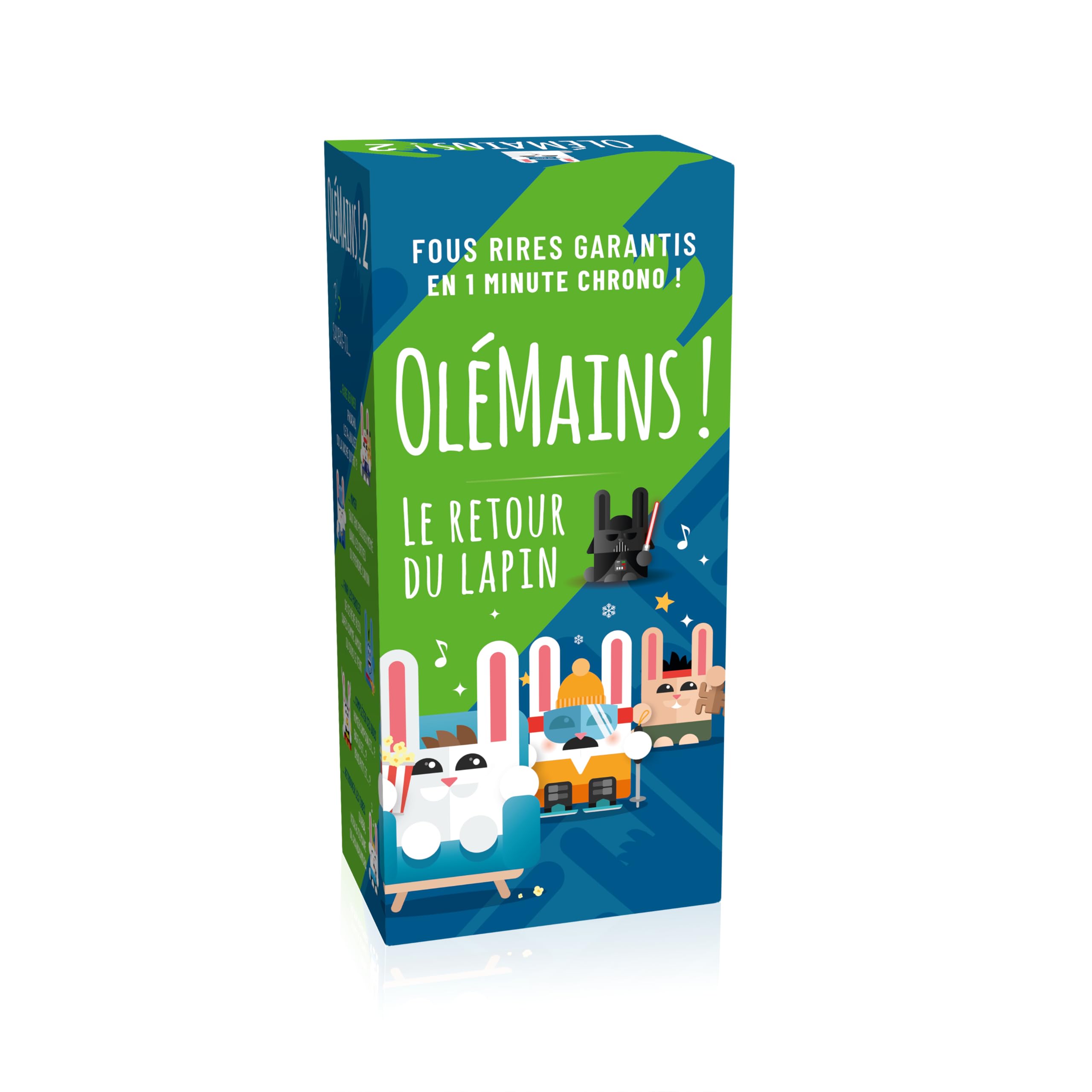 OLE MAINS ! Volume 2 | Family & Party Board Game | Laughter Guaranteed Between Adults & Teens, Family & Friends | 600 Cards Made in Europe