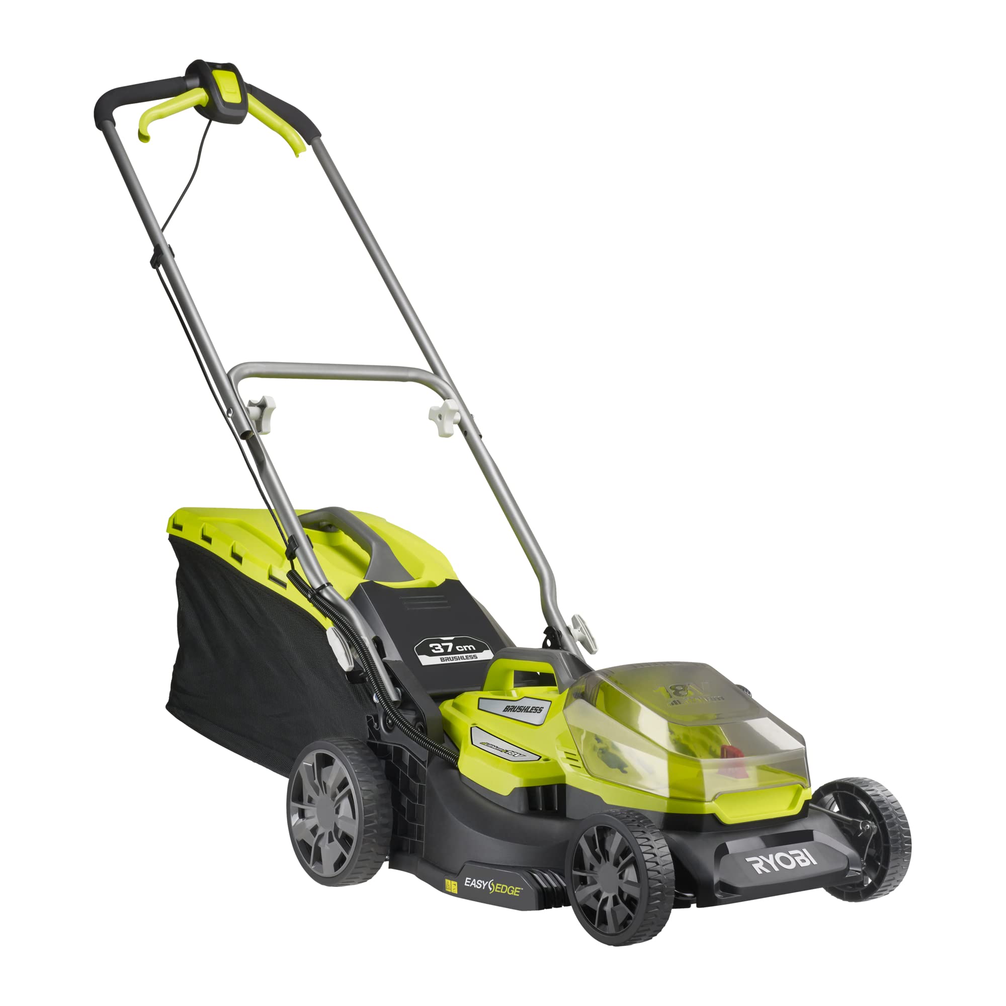 Ryobi RY18LMX37A-0 18V ONE+ 37cm Cordless Brushless Lawnmower (Battery & Charger Excluded)