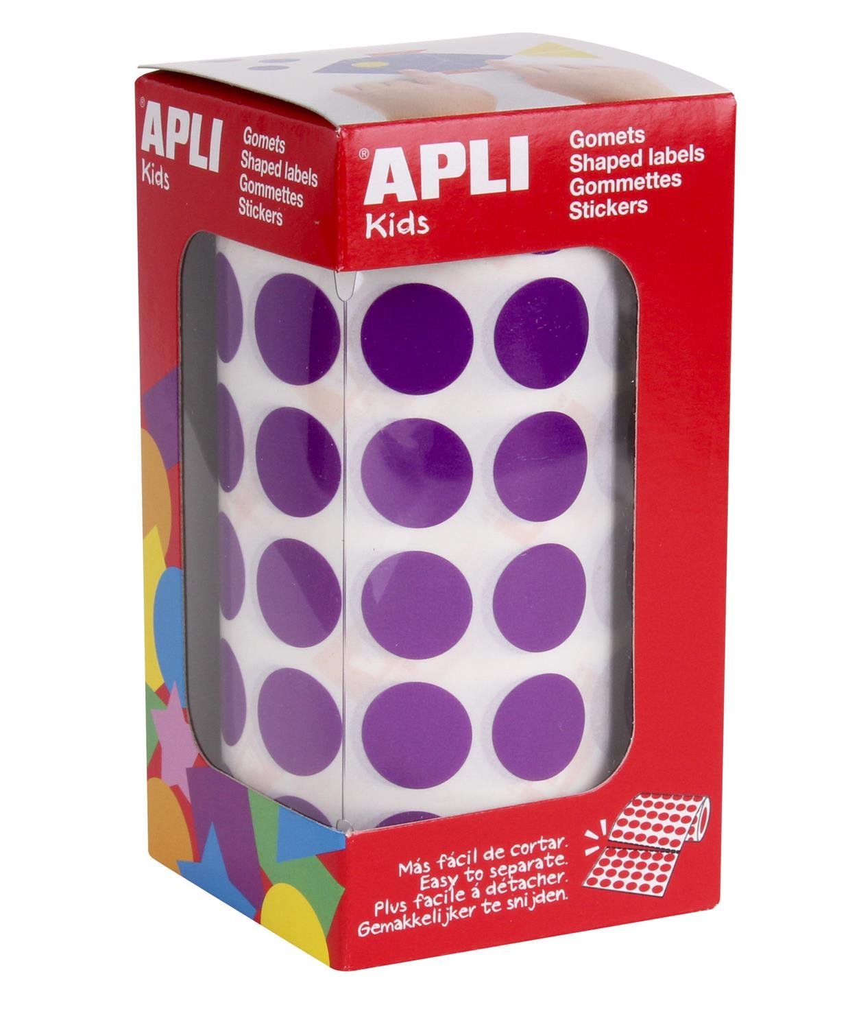 APLI Kids Gomets Roll Round Ø 15 mm Lilac
