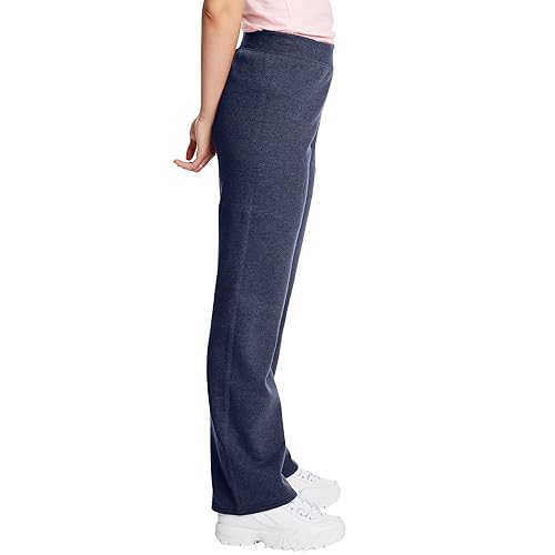 Hanes Women's EcoSmart Fleece Petite Sweatpants, Open Bottom