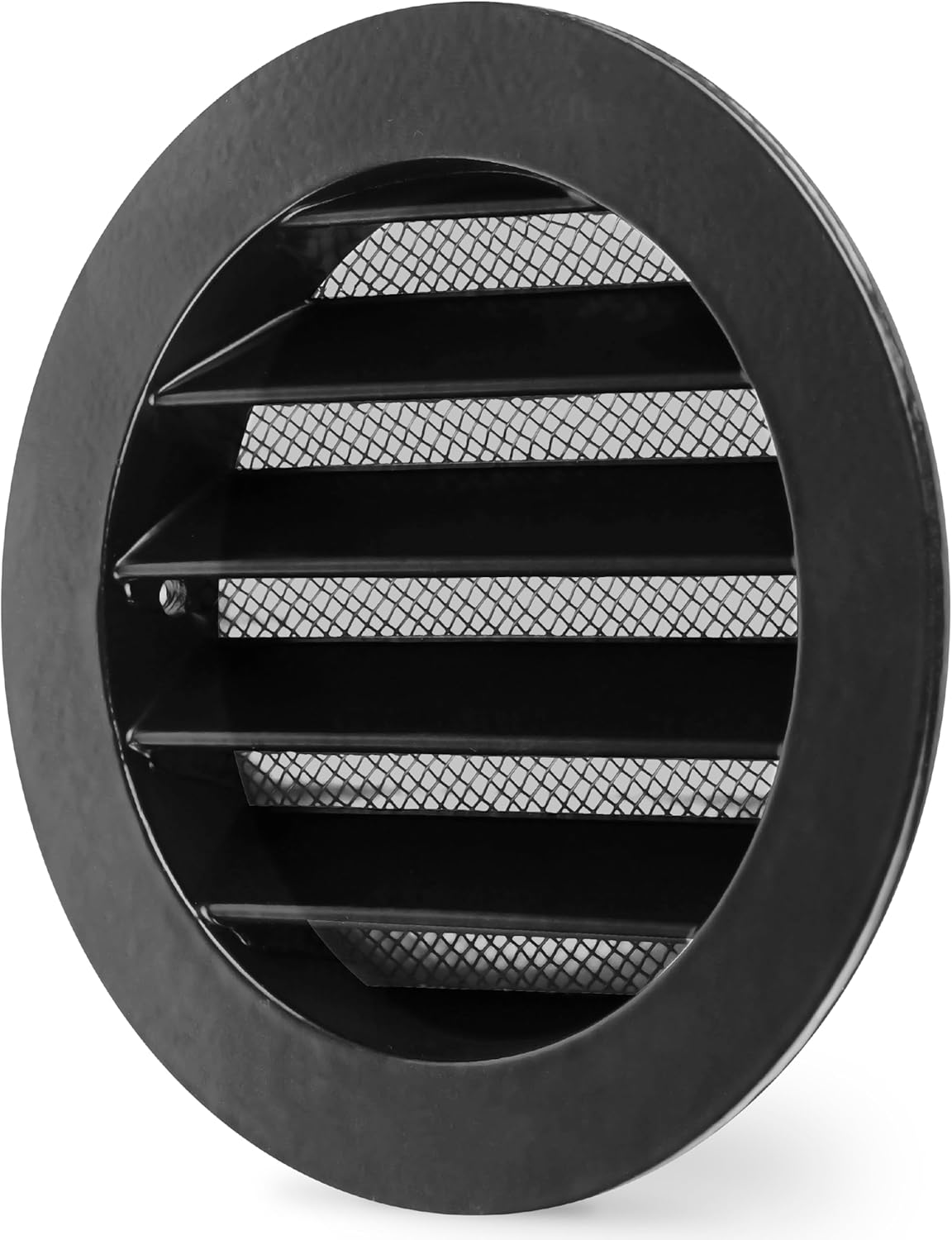 Registers, Grilles & Vents - calimaero WSGB Soffit Vents 4 inch Black Round Grille Vent Cover - Soffit Air Vent with Built-in Insect Screen Mesh