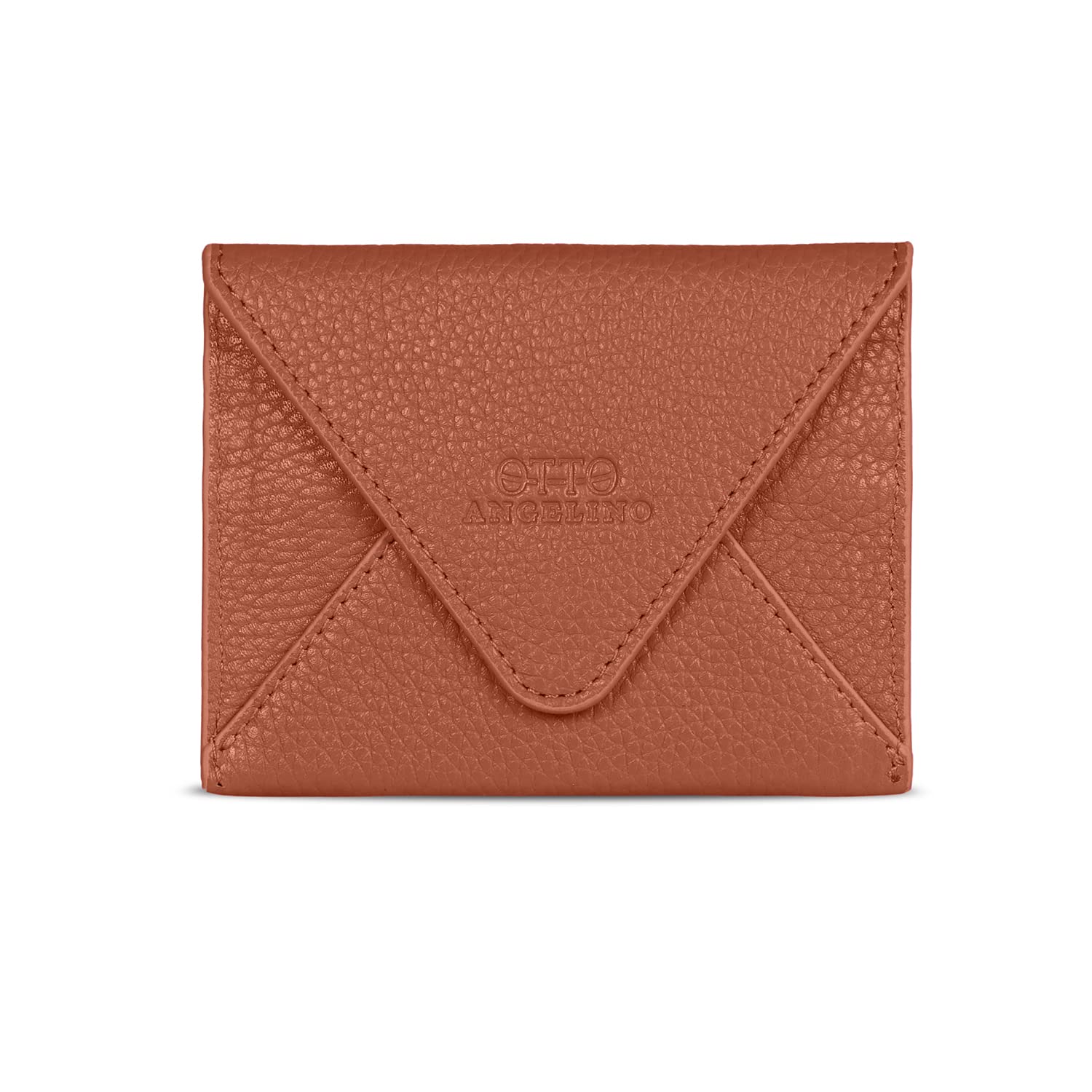 Otto Angelino Genuine Leather Credit Card Holder and Travel Wallet Envelope with Magnetic Clasp, Credit Card Holder - Unisex — image 1