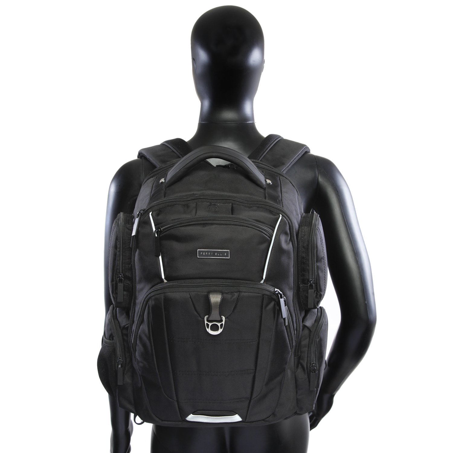 perry ellis black backpack