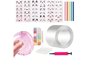 Adhesive Tape Bubble Kit - Blowing Kneading Toys,Sticky Ball Tape Kit - for Kids Adult Family Student Teacher Workplace Indoo