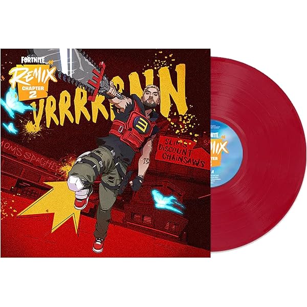 Amazon.com: Fortnite Remix Chapter 2 Exclusive Vinyl - Red LP: CDs