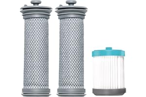 KELUKE 3-pack Cordless Vacuum Filter Replacement Compatible with Tineco A10 Hero, A10 Series, A11 Hero, A11 Series, PURE ONE S11, S11 Series, PWRHERO11 Snap, 2 Pre Filters & 1 HEPA Filter