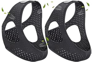 2 Pack Anti Snore Chin Strap, Dizywiee Snoring Solution, Effective Anti Snore Strap, Adjustable and Breathable Stop Snoring Sleep Headband for Men Women