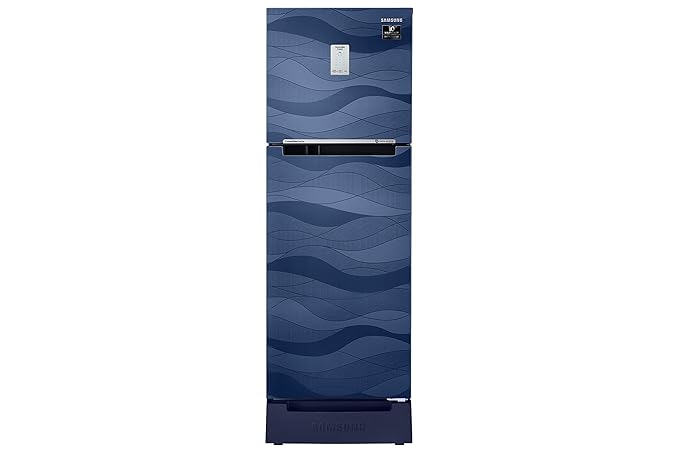 Samsung 244 L 3 Star Frost-Free Double Door Refrigerator (RT28T3C23UV/HL, Blue Wave)