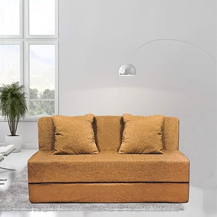 Aart Store 2 Seater Space Saving Furniture Foldable Sofa Cum Bed