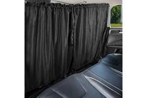 Car Divider Curtain - Wide Car Privacy Blackout Shades with Storage Bag for Baby Nap, Removable Sedan SUV Van Sunshade Covers