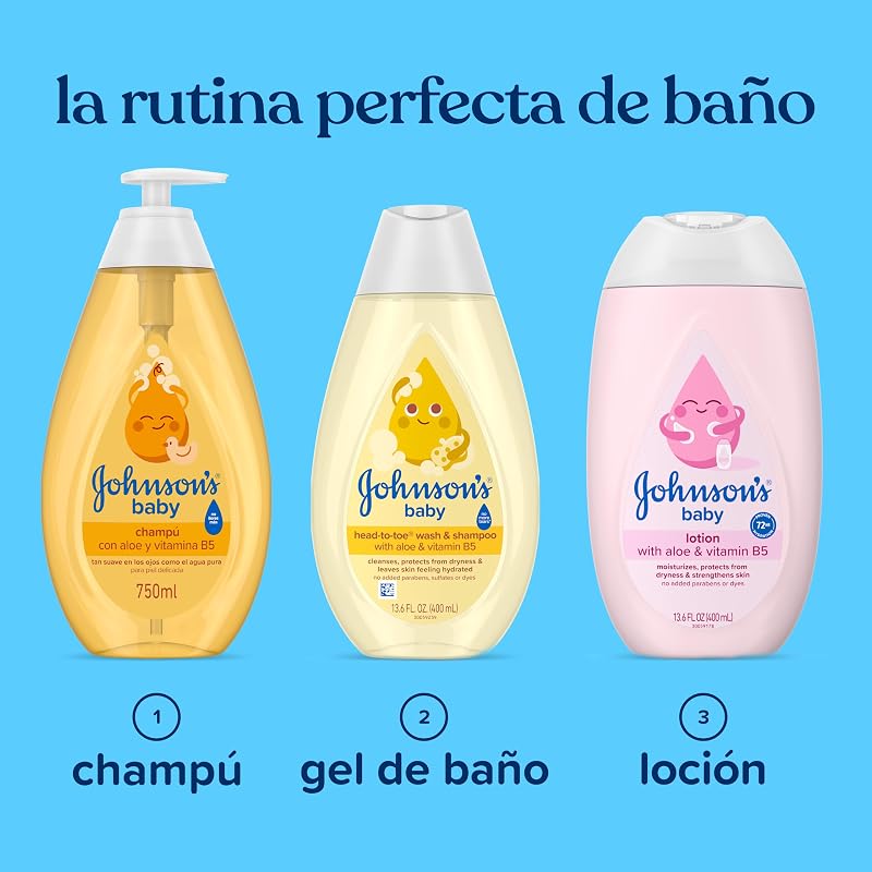 Champú Hidratante, con Aloe Vera y Vitamina B5, 750 ml