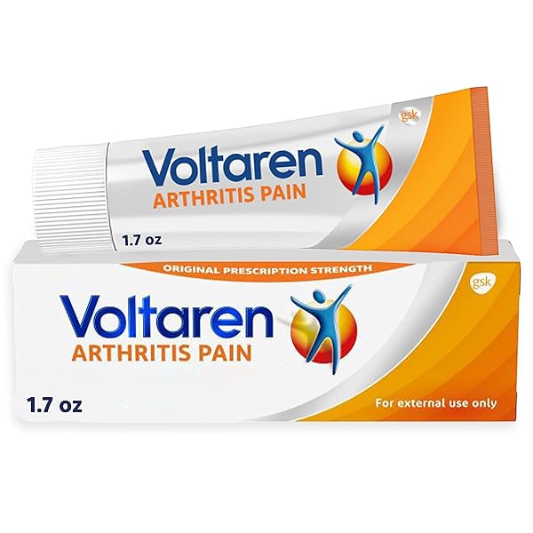 VOLTAREN ARTHRITIS PAIN GEL FOR POWERFUL TOPICAL ARTHRITIS PAIN RELIEF WITH DICLOFENAC, NO PRESCRIPTION NEEDED – 1.7 OZ/50 G TUBE