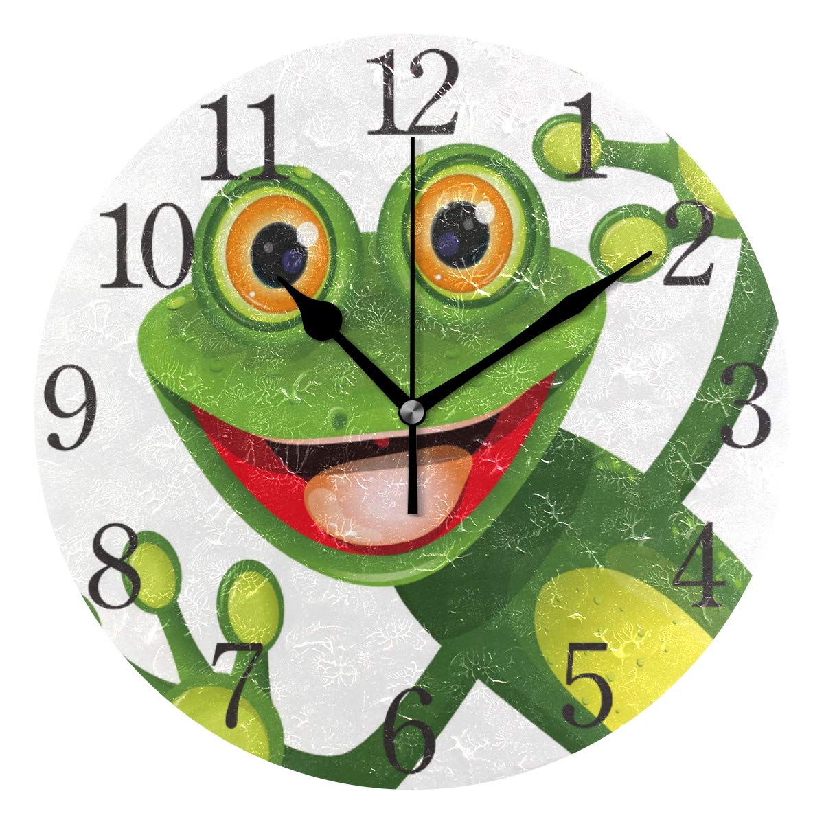 ISAOA Modern Wall Clock,Silent Non-ticking Wall Accories Clock Easy Readable Big Numbers,Ideal for Any Room in Home, Office, School, Caravan, Garage.