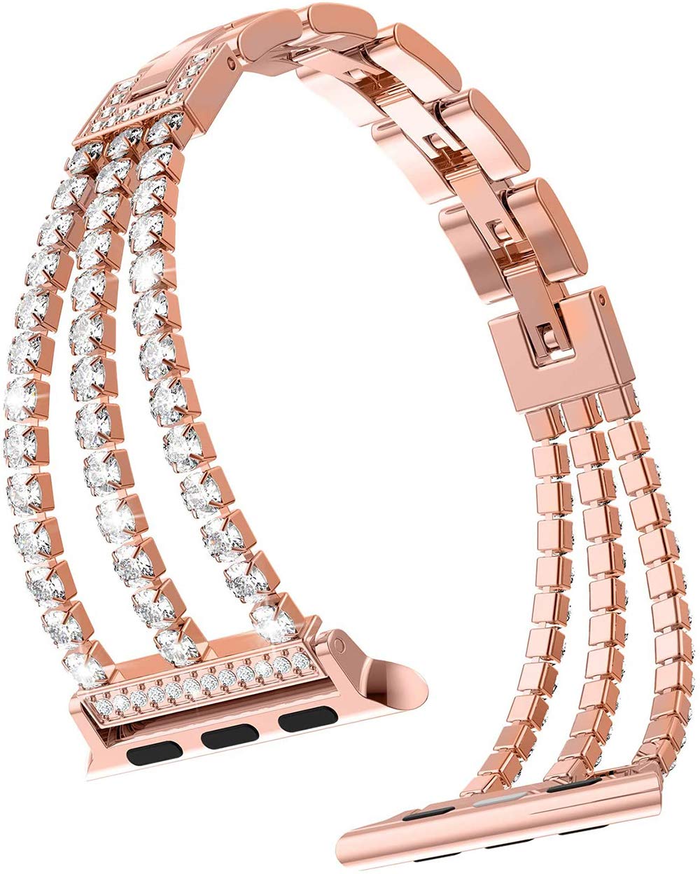 RXXR Women Fashion Smartwatches Straps Compatible with Apple Watch Straps Series 10 42mm, 9/8/7 41mm, 6/SE/SE2/5/4 40mm, 3/2/1 38mm