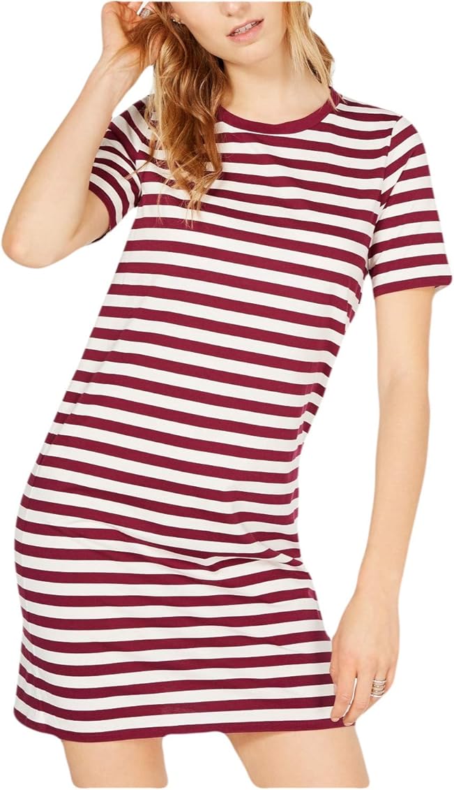 michael kors striped t shirt dress