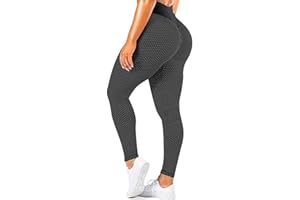 JGS1996 Butt Lifting Leggings for Women Tummy Control Workout Yoga Pants High Waisted Scrunch Booty Gym Tights